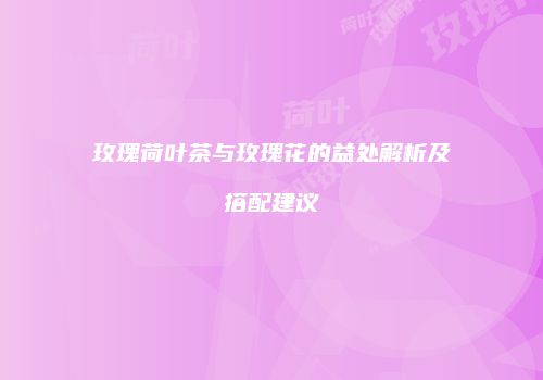 玫瑰荷叶茶与玫瑰花的益处解析及搭配建议