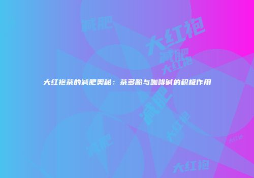 大红袍茶的减肥奥秘：茶多酚与咖啡碱的积极作用