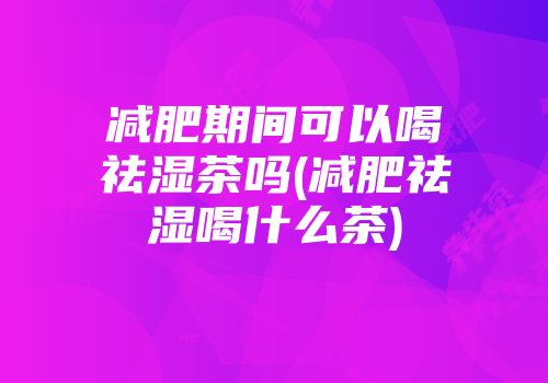 减肥期间可以喝祛湿茶吗(减肥祛湿喝什么茶)