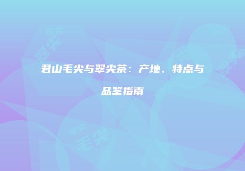 君山毛尖与翠尖茶：产地、特点与品鉴指南