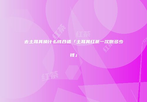 去土耳其换什么钱合适「土耳其红茶一次倒多少钱」