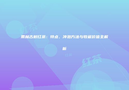 雨林古树红茶：特点、冲泡方法与收藏价值全解析