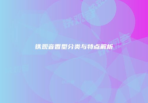 铁观音香型分类与特点解析