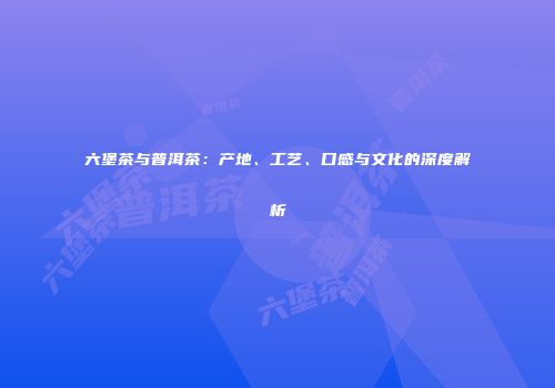 六堡茶与普洱茶：产地、工艺、口感与文化的深度解析
