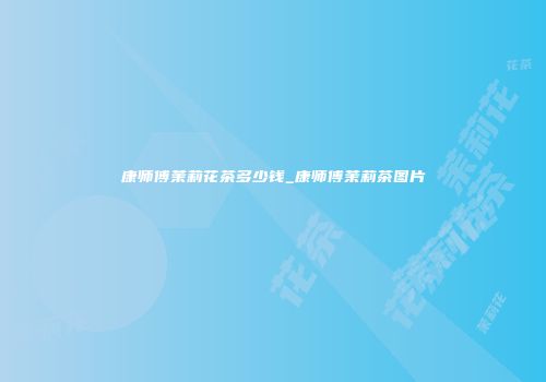 康师傅茉莉花茶多少钱_康师傅茉莉茶图片