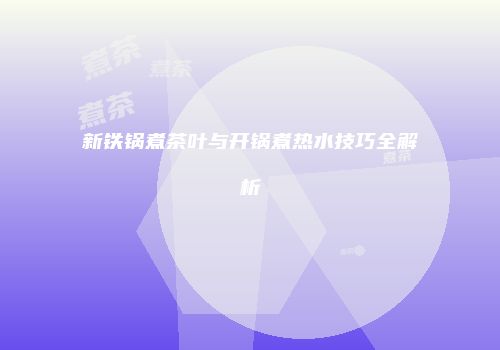 新铁锅煮茶叶与开锅煮热水技巧全解析