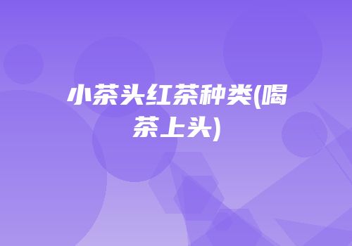 小茶头红茶种类(喝茶上头)