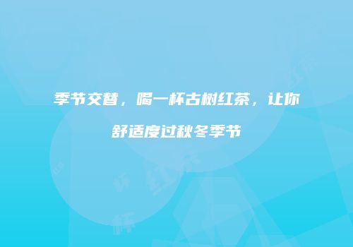 季节交替，喝一杯古树红茶，让你舒适度过秋冬季节