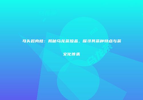 马头岩肉桂：揭秘乌龙茶珍品，探寻其茶种特点与茶文化传承