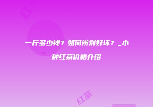 一斤多少钱？如何辨别好坏？_小种红茶价格介绍