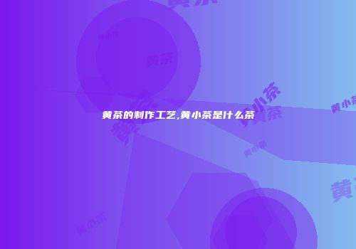 黄茶的制作工艺,黄小茶是什么茶