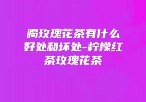 喝玫瑰花茶有什么好处和坏处-柠檬红茶玫瑰花茶