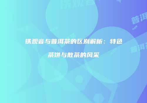 铁观音与普洱茶的区别解析：特色茶饼与散茶的风采