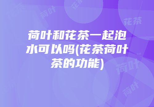荷叶和花茶一起泡水可以吗(花茶荷叶茶的功能)