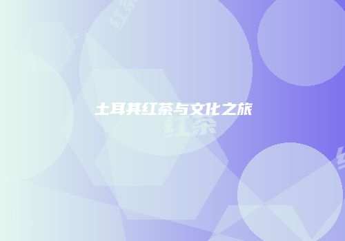 土耳其红茶与文化之旅