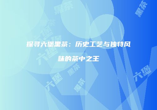 探寻六堡黑茶：历史工艺与独特风味的茶中之王