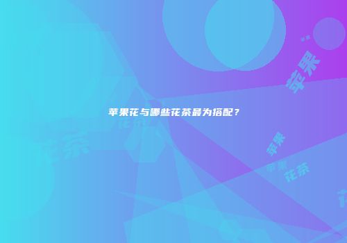 苹果花与哪些花茶最为搭配？