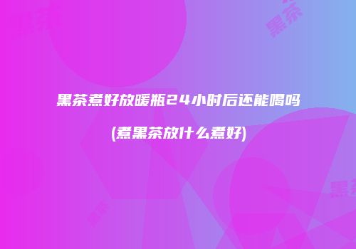 黑茶煮好放暖瓶24小时后还能喝吗(煮黑茶放什么煮好)