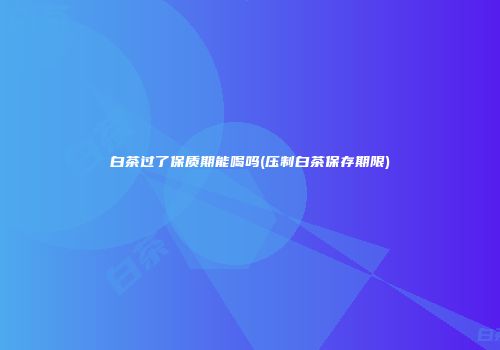 白茶过了保质期能喝吗(压制白茶保存期限)
