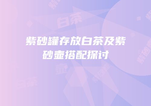 紫砂罐存放白茶及紫砂壶搭配探讨
