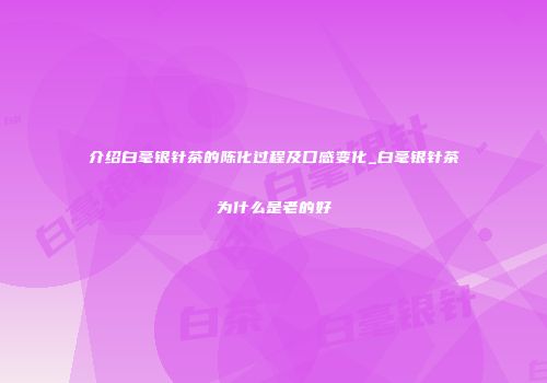 介绍白毫银针茶的陈化过程及口感变化_白毫银针茶为什么是老的好