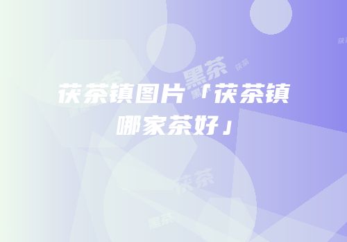 茯茶镇图片「茯茶镇哪家茶好」