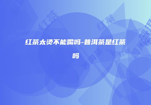 红茶太烫不能喝吗-普洱茶是红茶吗