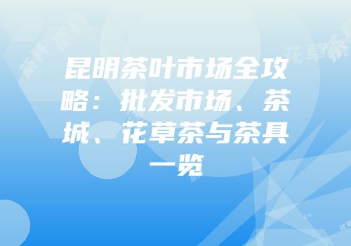 昆明茶叶市场全攻略：批发市场、茶城、花草茶与茶具一览