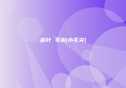 茶叶 毛尖(小毛尖)