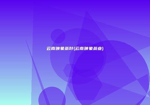 云南映象茶叶(云南映象茶业)