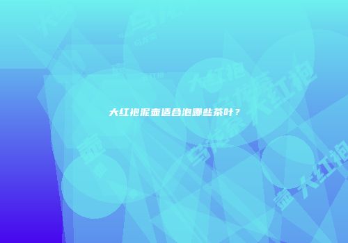 大红袍泥壶适合泡哪些茶叶？