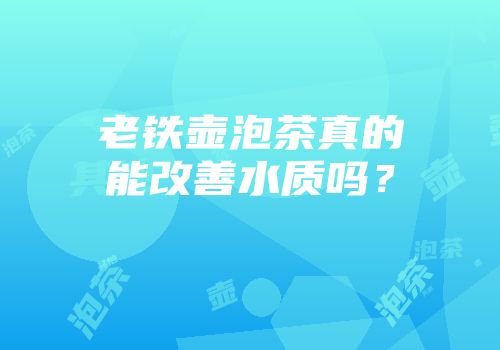 老铁壶泡茶真的能改善水质吗？