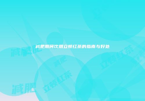 减肥期间饮用立顿红茶的指南与好处