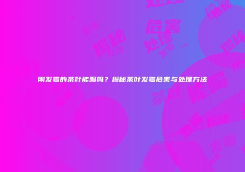 刚发霉的茶叶能喝吗？揭秘茶叶发霉危害与处理方法