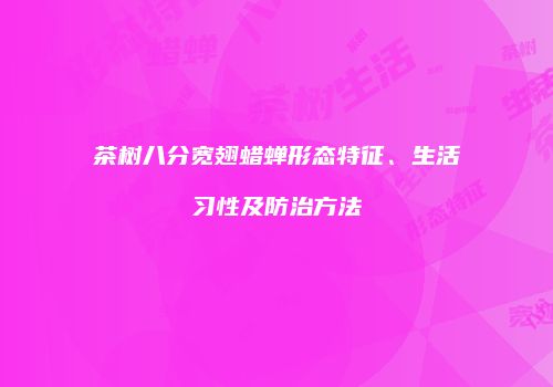 茶树八分宽翅蜡蝉形态特征、生活习性及防治方法