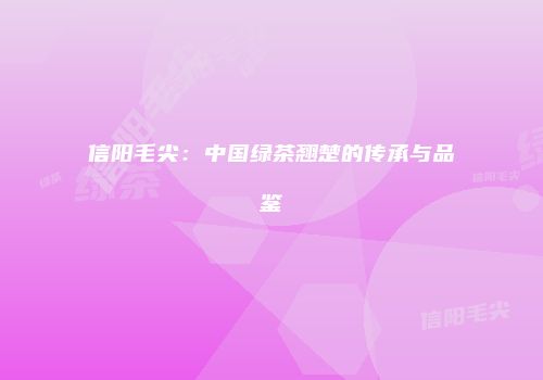 信阳毛尖：中国绿茶翘楚的传承与品鉴