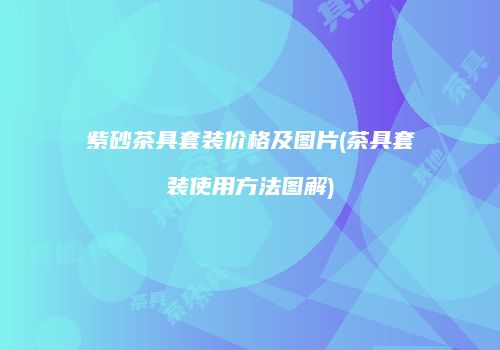 紫砂茶具套装价格及图片(茶具套装使用方法图解)