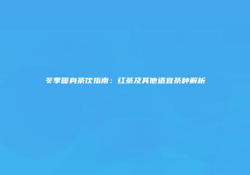 冬季暖身茶饮指南：红茶及其他适宜茶种解析