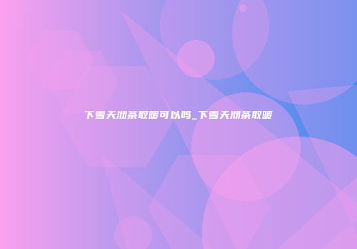 下雪天沏茶取暖可以吗_下雪天沏茶取暖