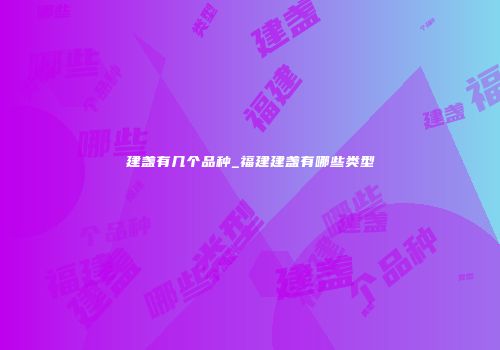 建盏有几个品种_福建建盏有哪些类型