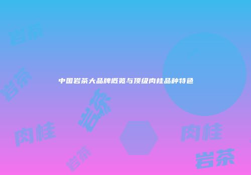 中国岩茶大品牌概览与顶级肉桂品种特色