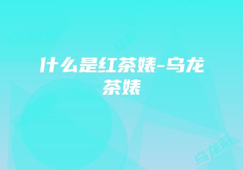 什么是红茶婊-乌龙茶婊