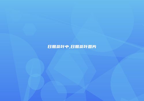 日照茶叶中,日照茶叶图片