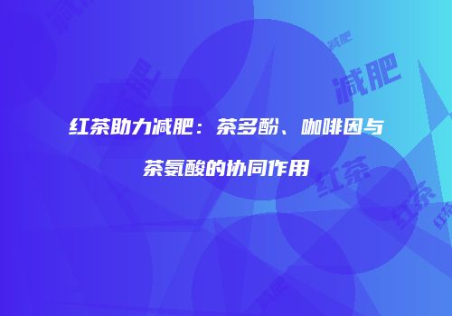 红茶助力减肥：茶多酚、咖啡因与茶氨酸的协同作用