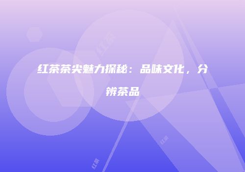 红茶茶尖魅力探秘：品味文化，分辨茶品