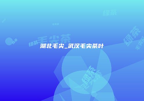 湖北毛尖_武汉毛尖茶叶