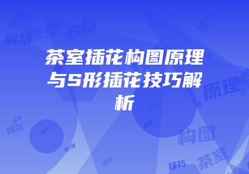 茶室插花构图原理与S形插花技巧解析