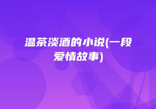 温茶淡酒的小说(一段爱情故事)