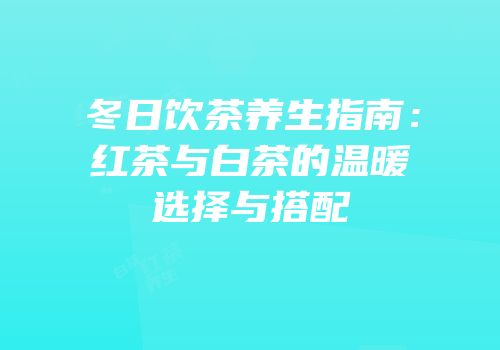 冬日饮茶养生指南：红茶与白茶的温暖选择与搭配