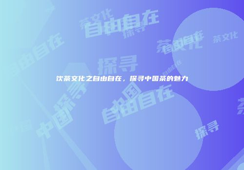饮茶文化之自由自在，探寻中国茶的魅力